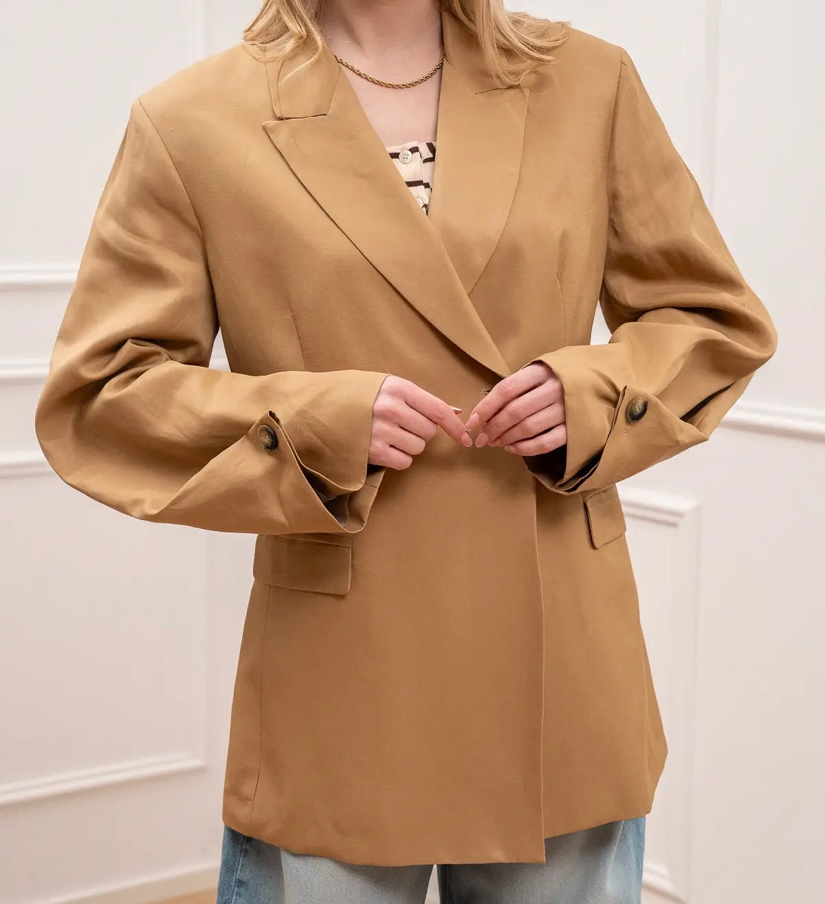 HAVEONE-giacca manica a prosciutto