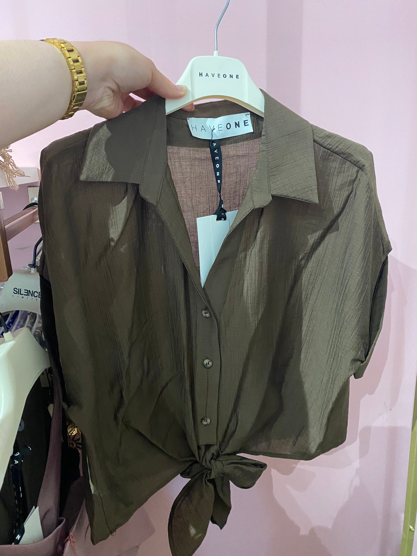 HAVEONE-coordinato in misto lino