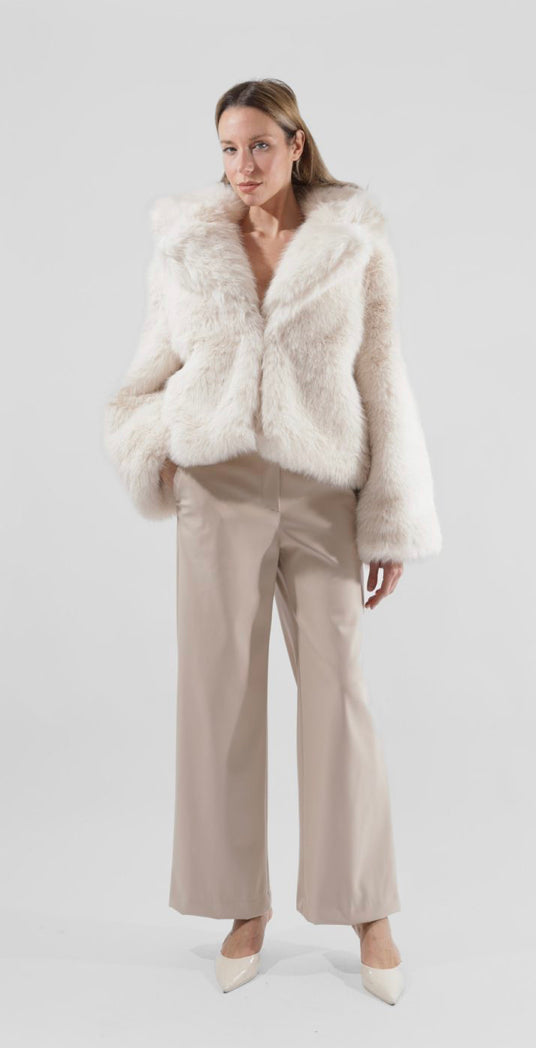 HAVEONE-pantalone in ecopelle