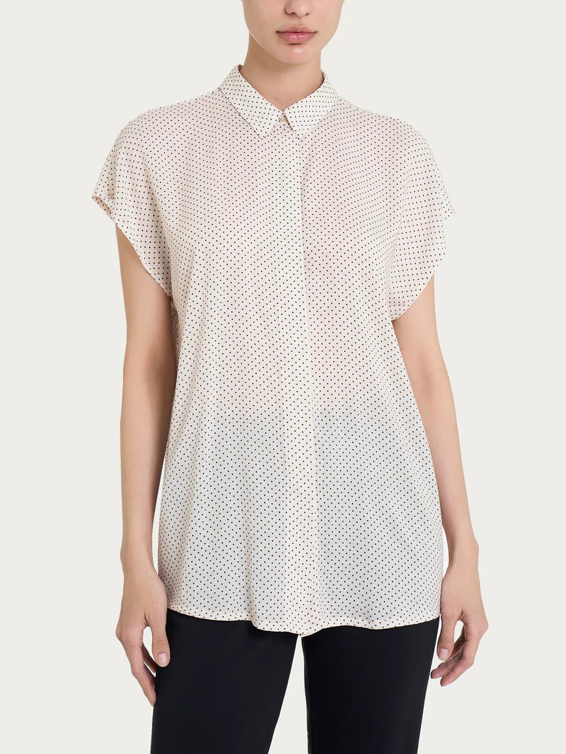 RAGNO-camicia a micro pois