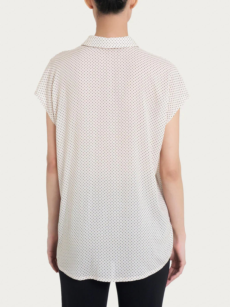 RAGNO-camicia a micro pois