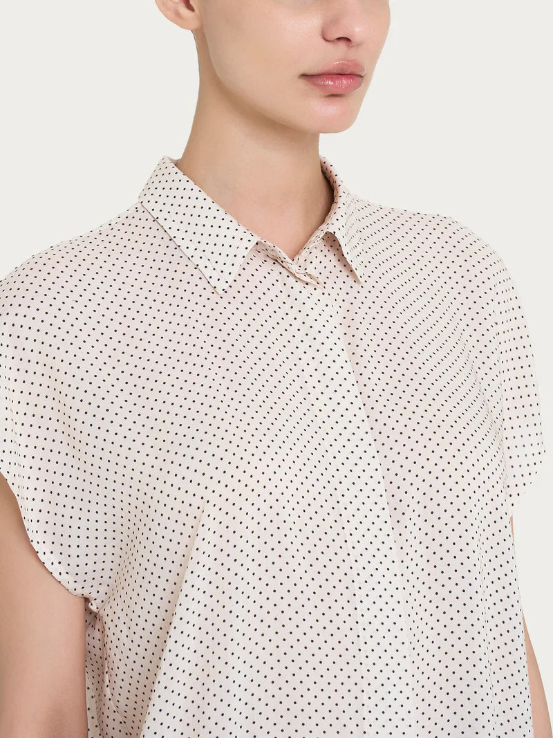 RAGNO-camicia a micro pois