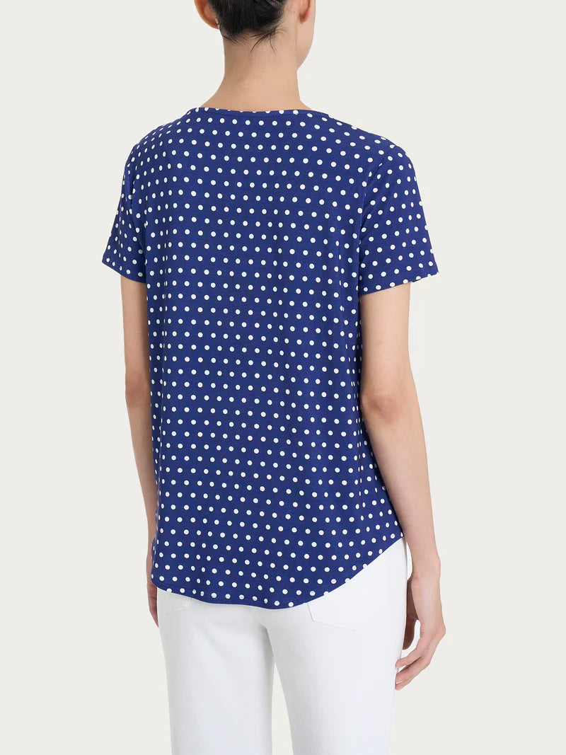 RAGNO-t-shirt a pois