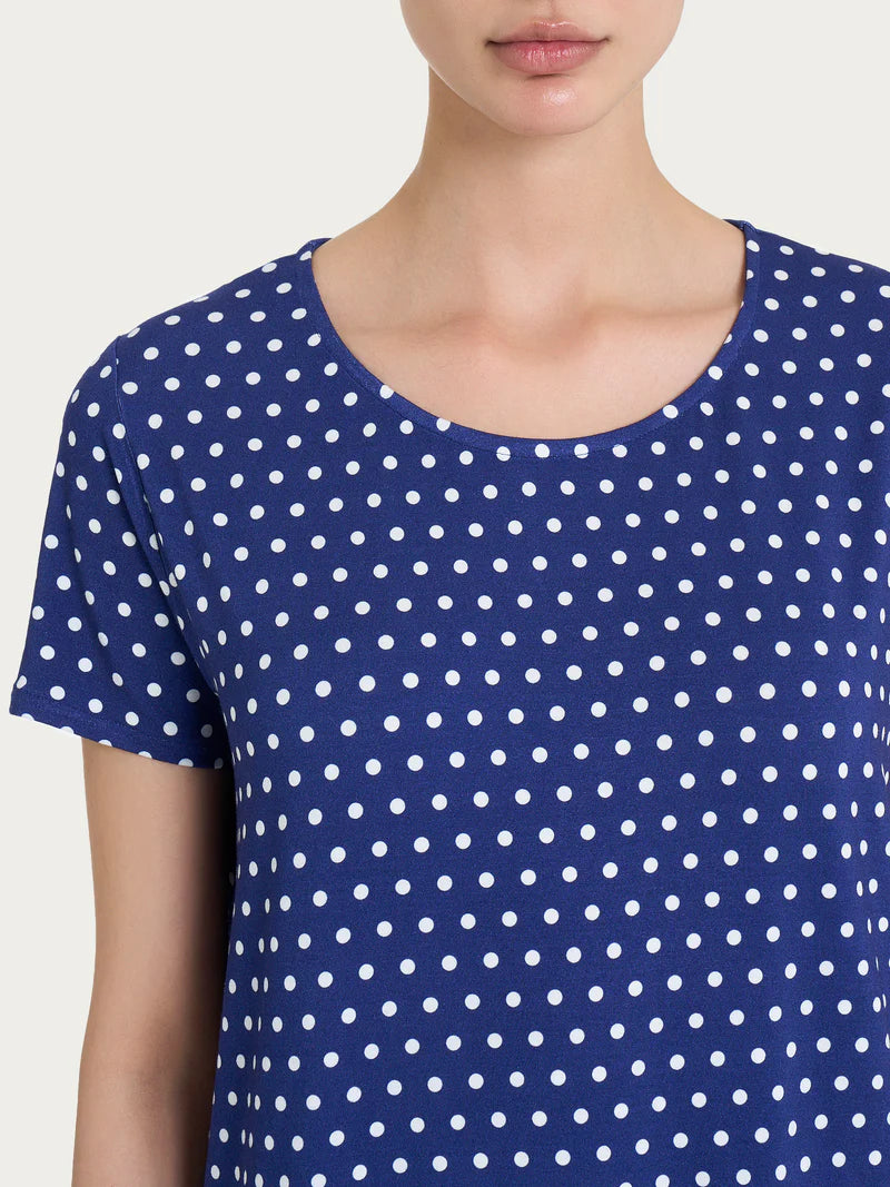RAGNO-t-shirt a pois