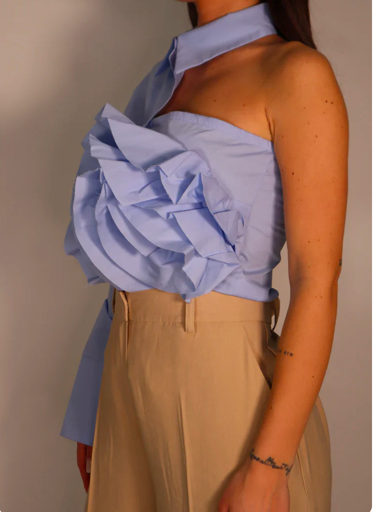 HAVEONE-camicia con fiore