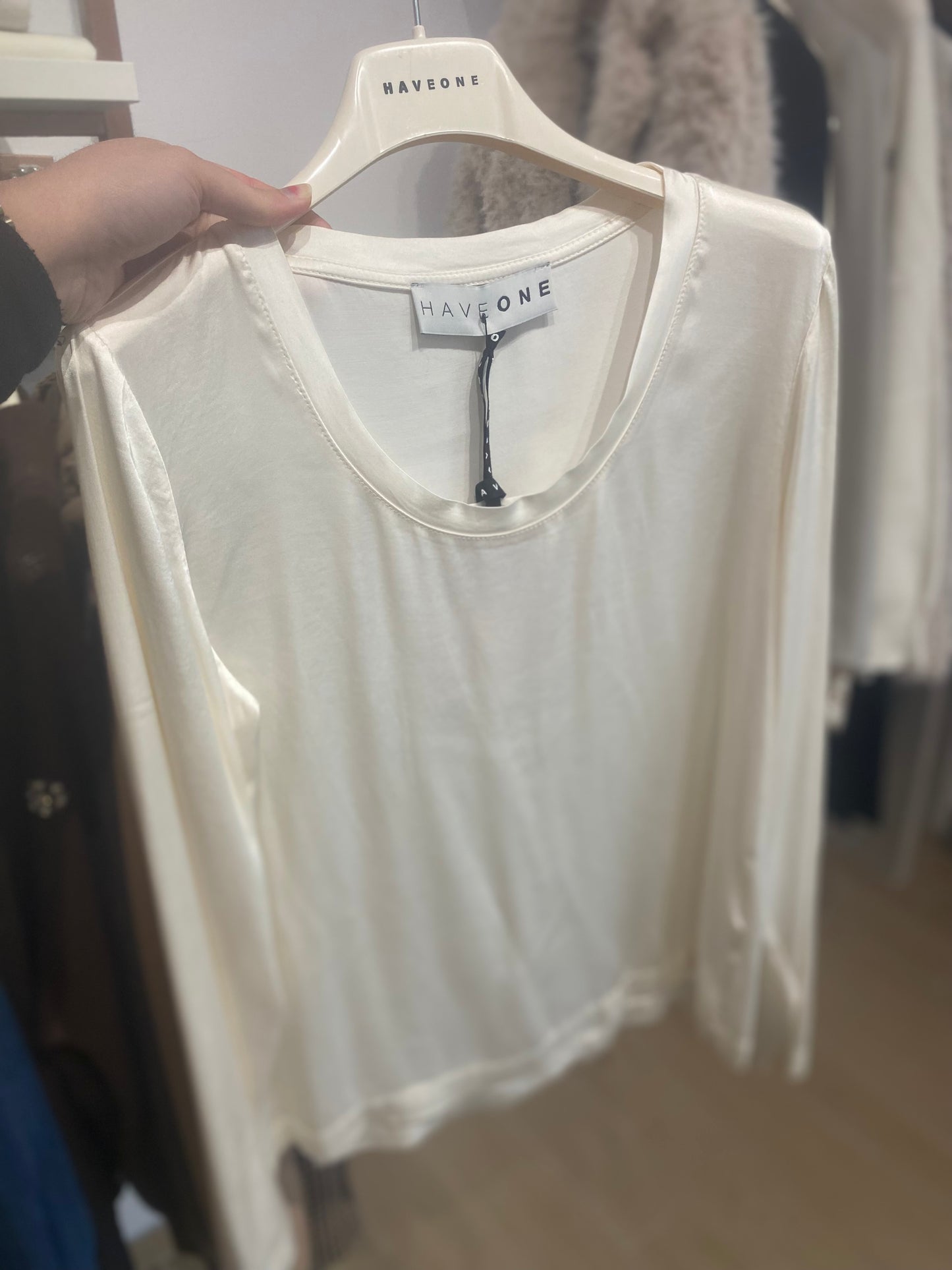 HAVEONE-t-shirt in viscosa