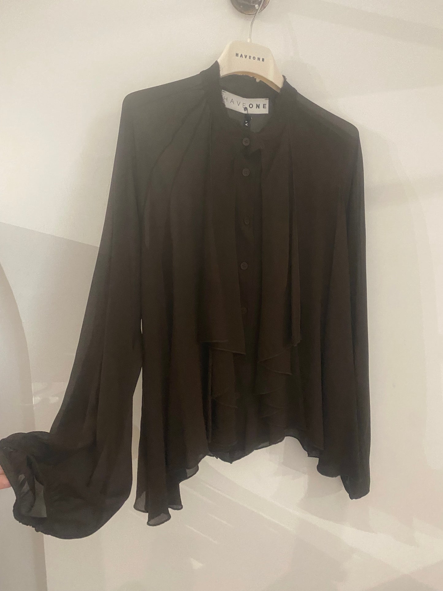 HAVEONE- camicia in crepe