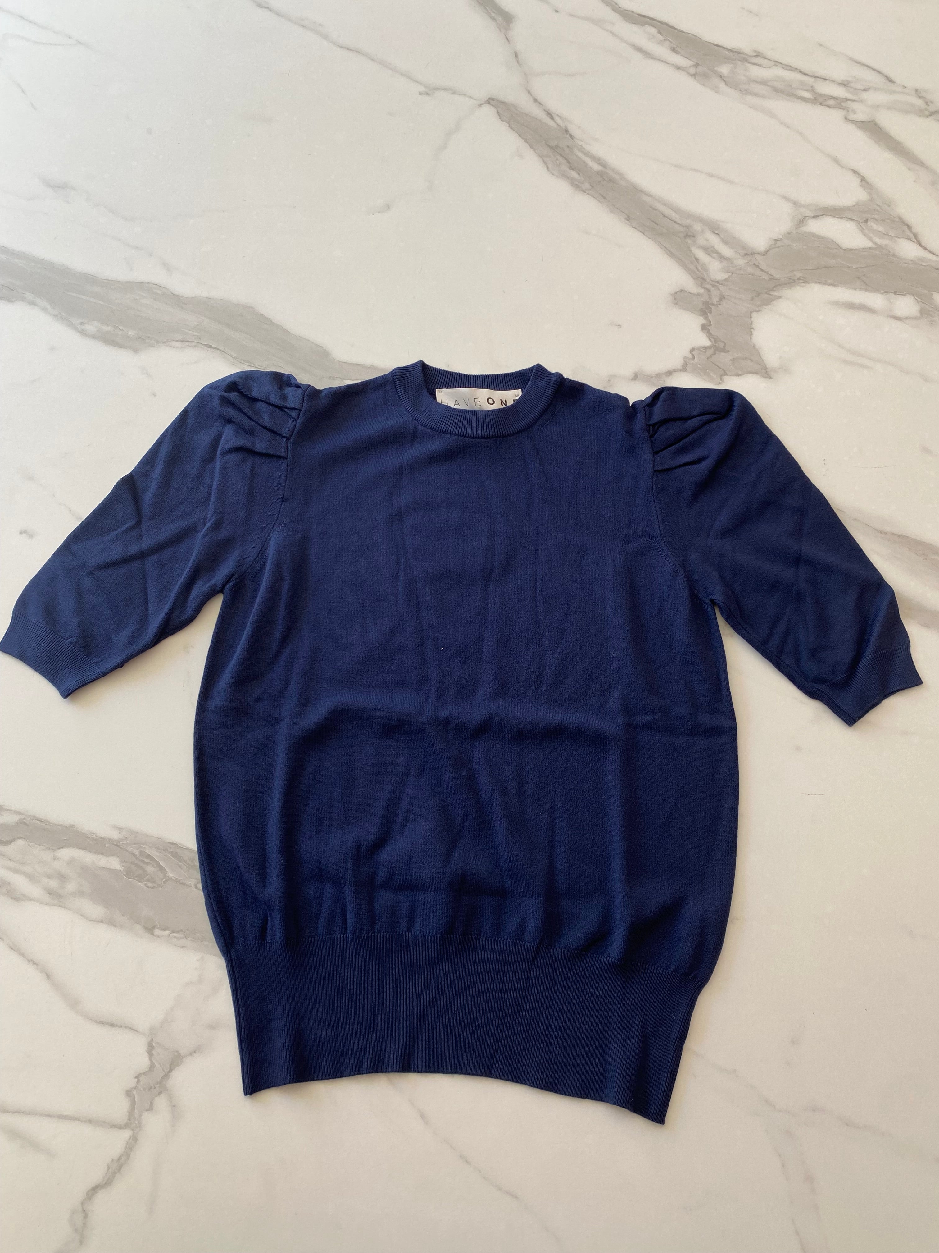 HAVEONE-Pull manica sbuffo