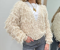 HAVEONE-cardigan frange