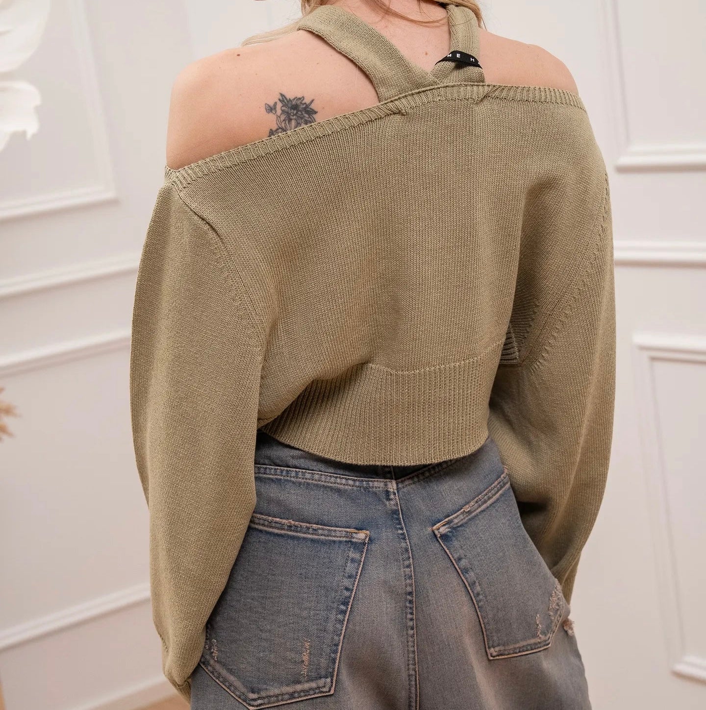 HAVEONE-maglia con nodo