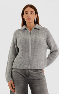 HAVEONE-cardigan con zip