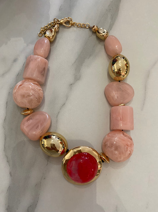 VOGUE-collana con pietra