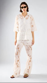 GLAM-pantalone in sangallo