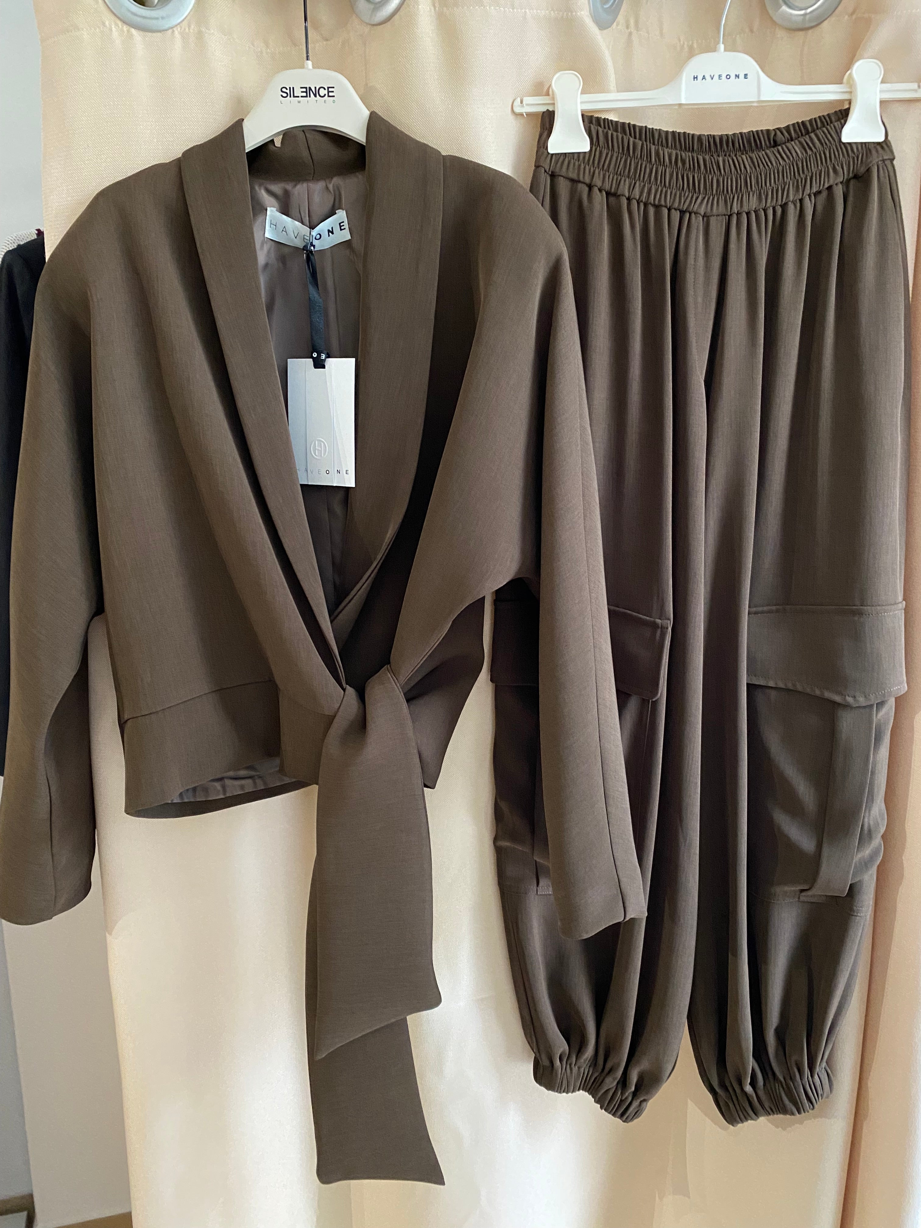 HAVEONE-giacca con fusciacca