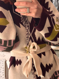 HAVEONE-cardigan etnico
