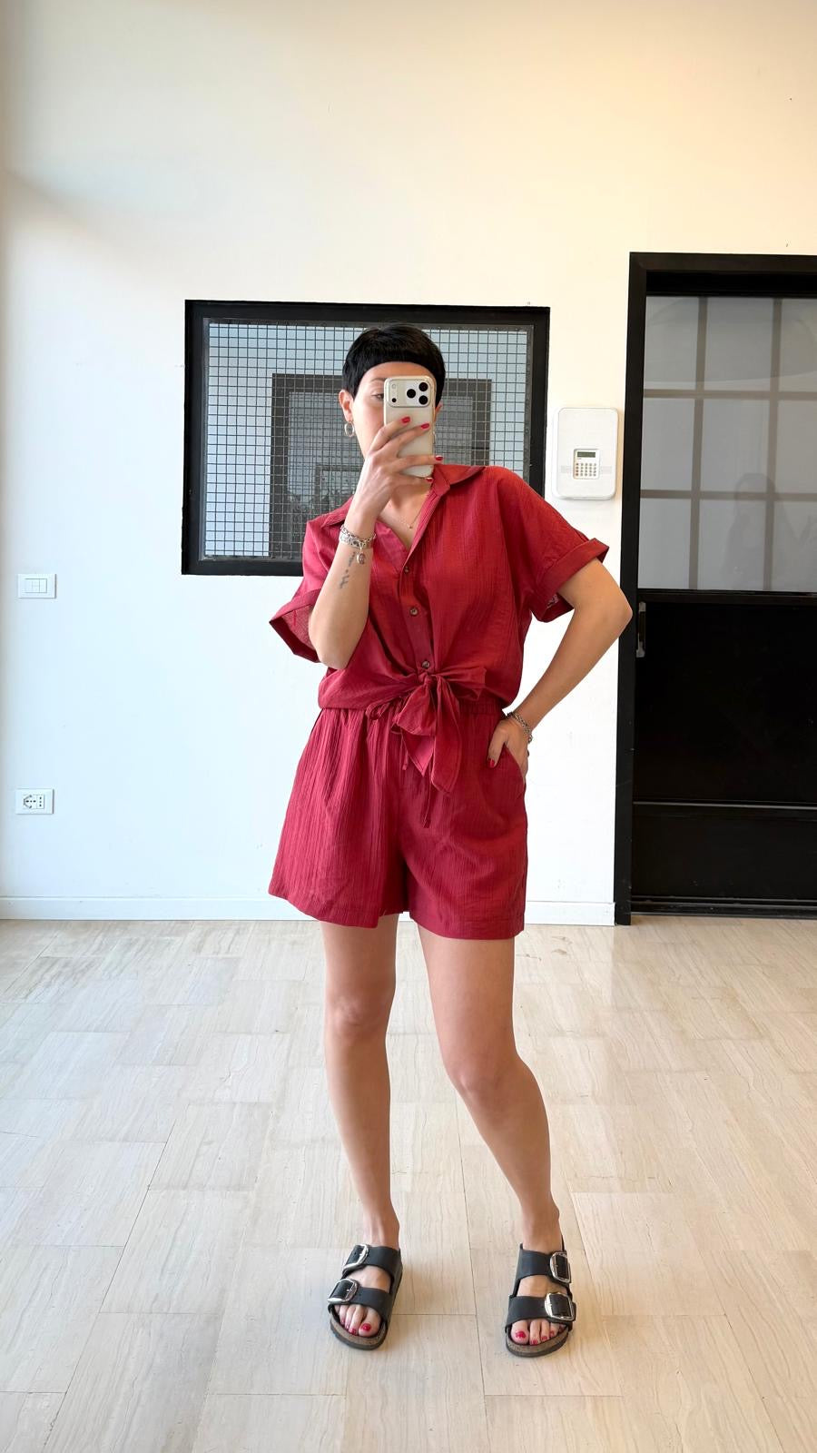 HAVEONE-coordinato in misto lino
