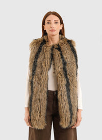 HAVEONE-gilet di pelliccia