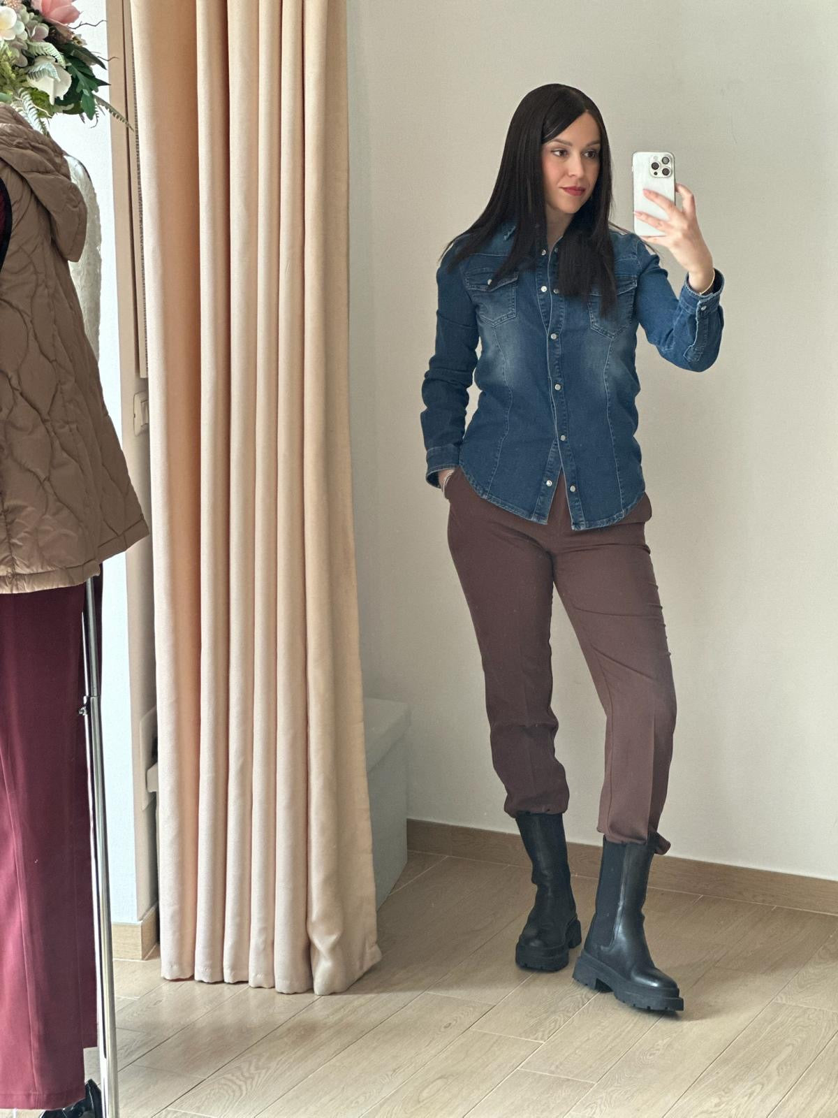 HAVEONE-camicia in jeans