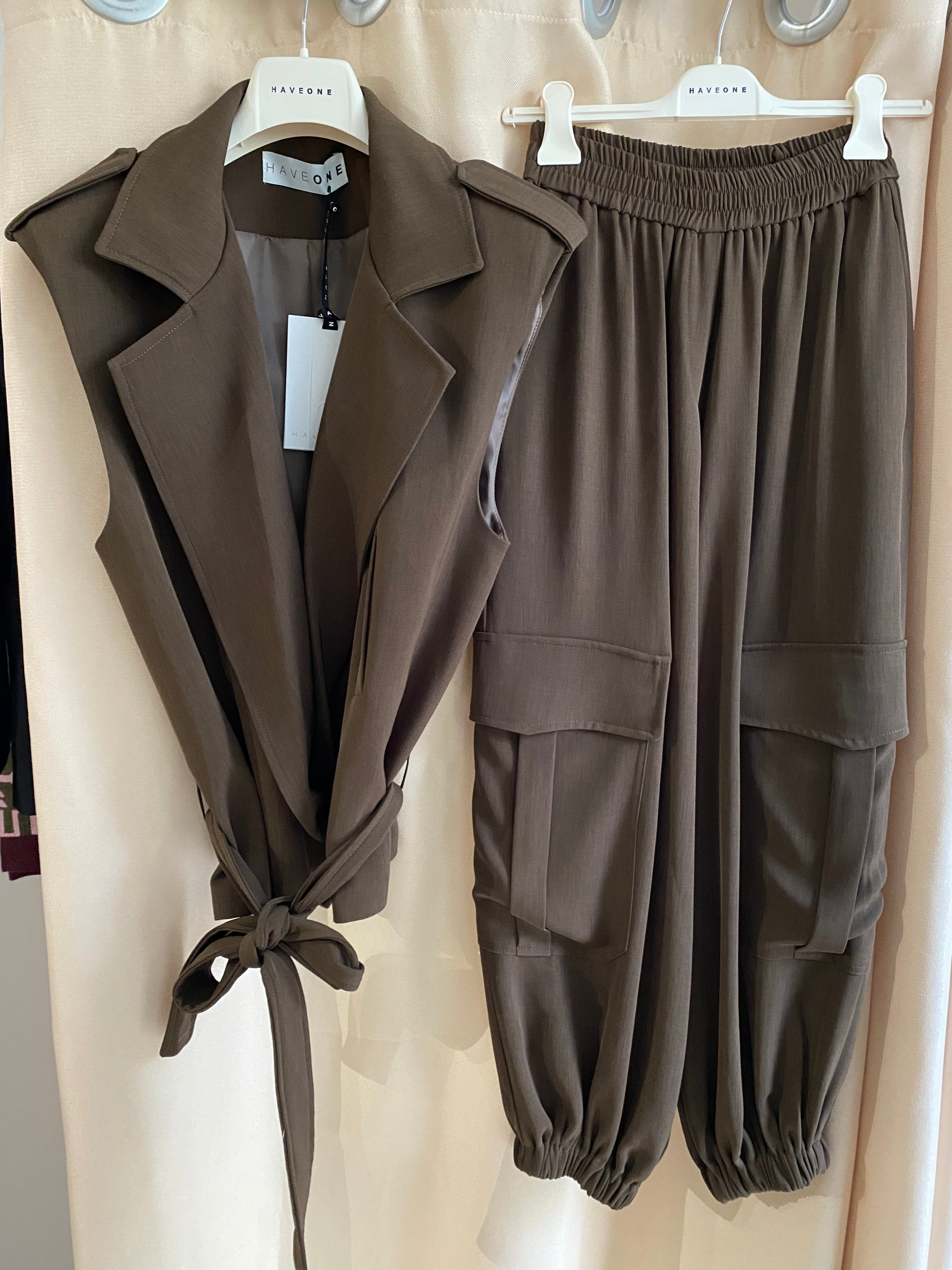 HAVEONE-gilet doppiopetto