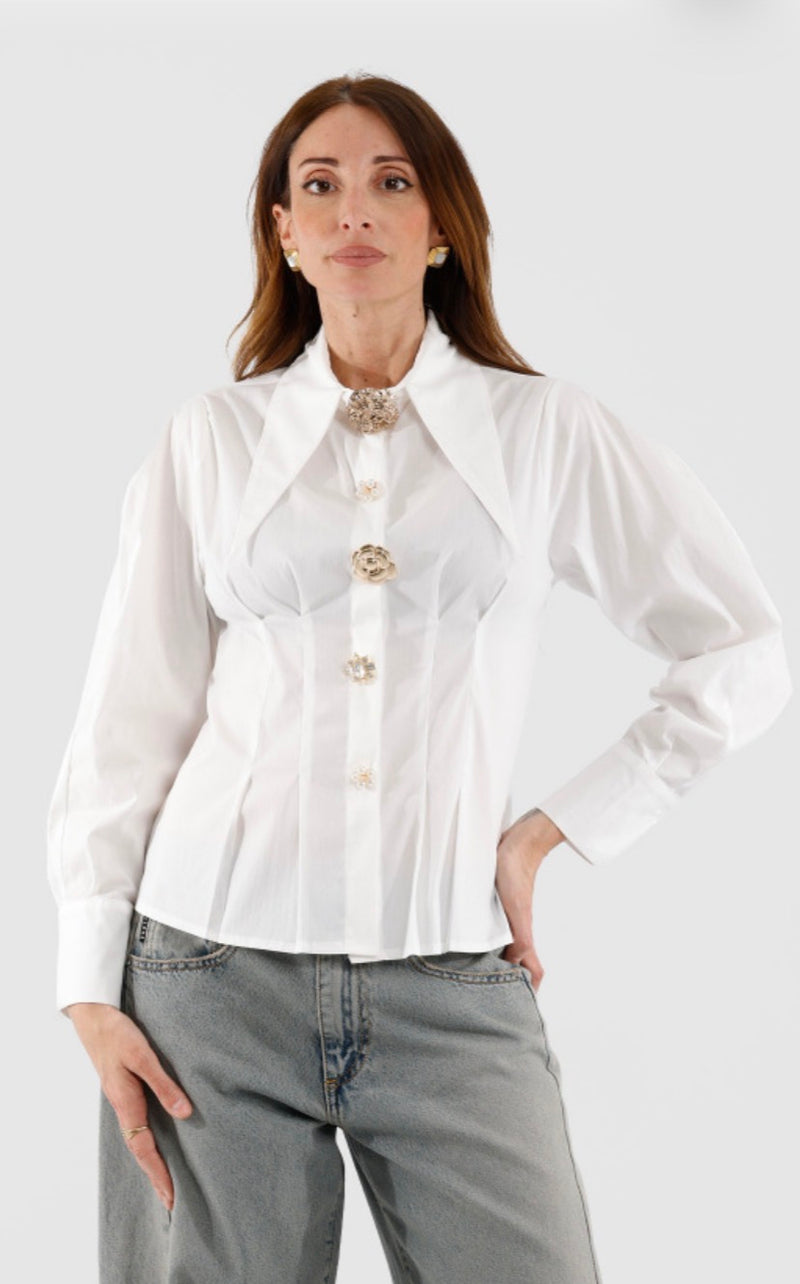HAVEONE-camicia con spille