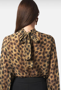 SILENCE LIMITED-blusa maculata