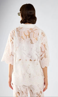GLAM-pantalone in sangallo