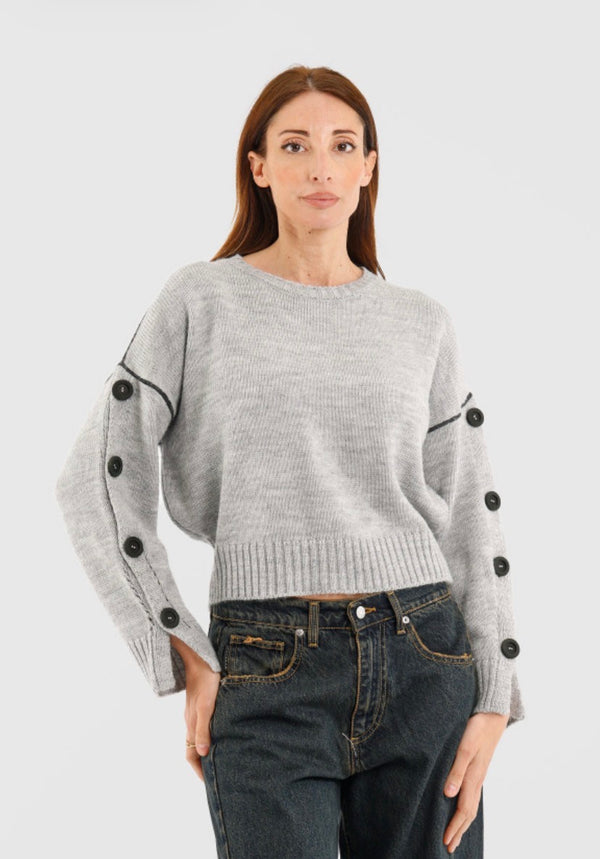 HAVEONE-pull con bottoni