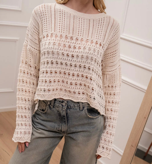 HAVEONE-maglia aperta dietro