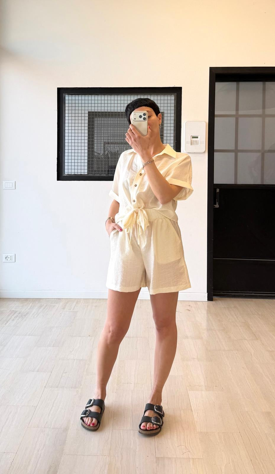 HAVEONE-coordinato in misto lino