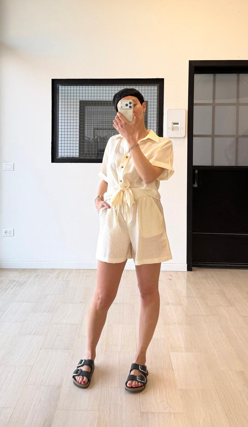 HAVEONE-coordinato in misto lino