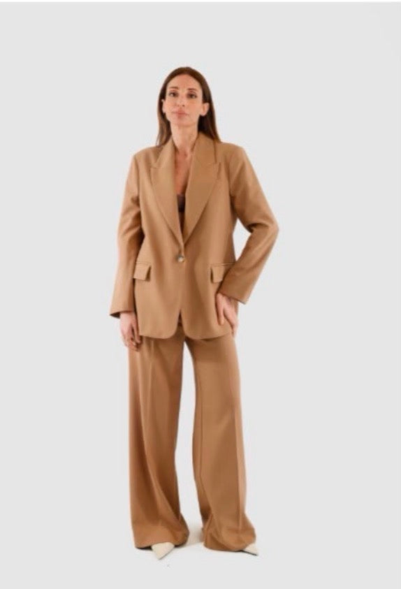 HAVEONE-pantalone wide leg