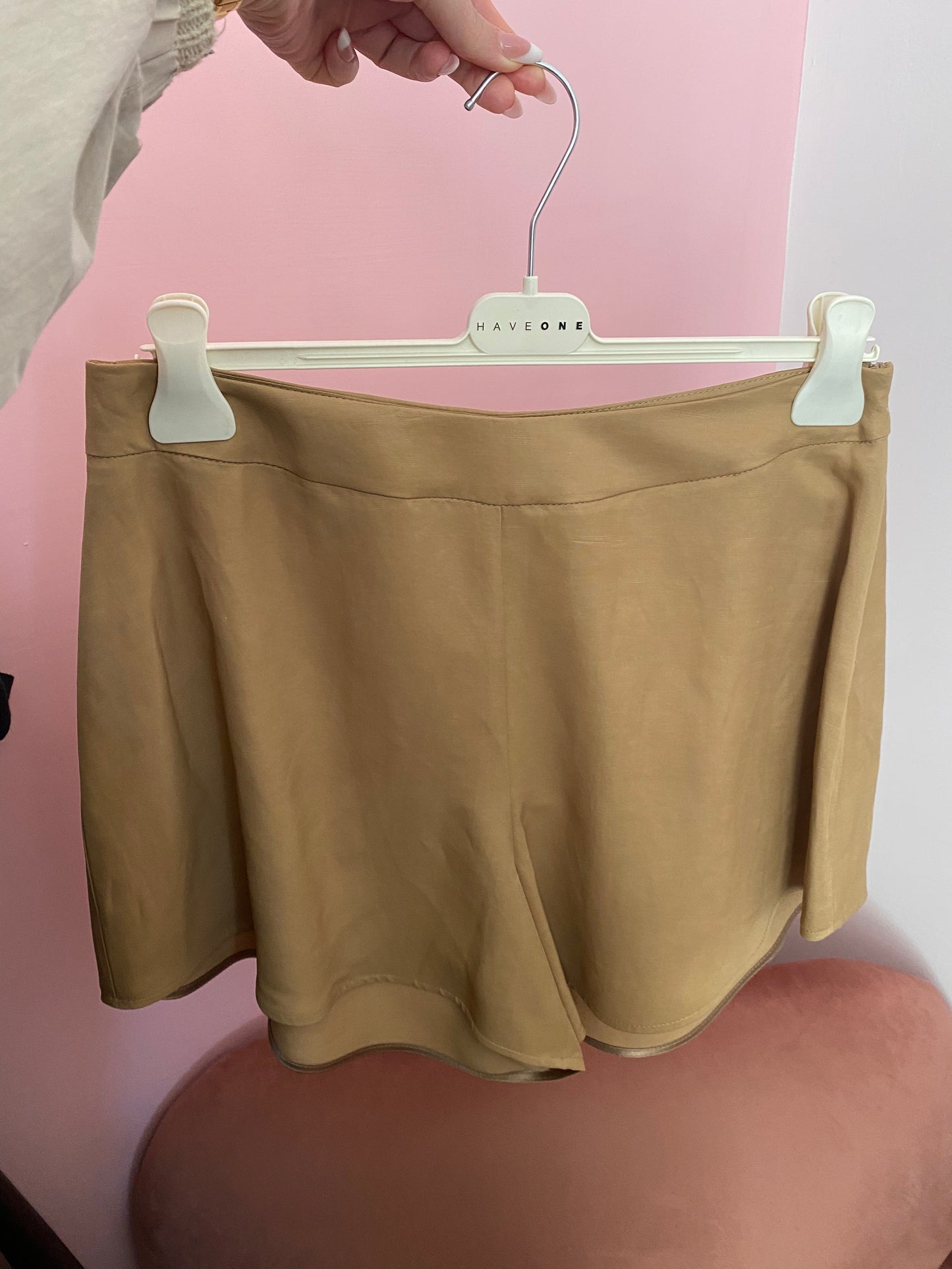 HAVEONE-short in misto lino