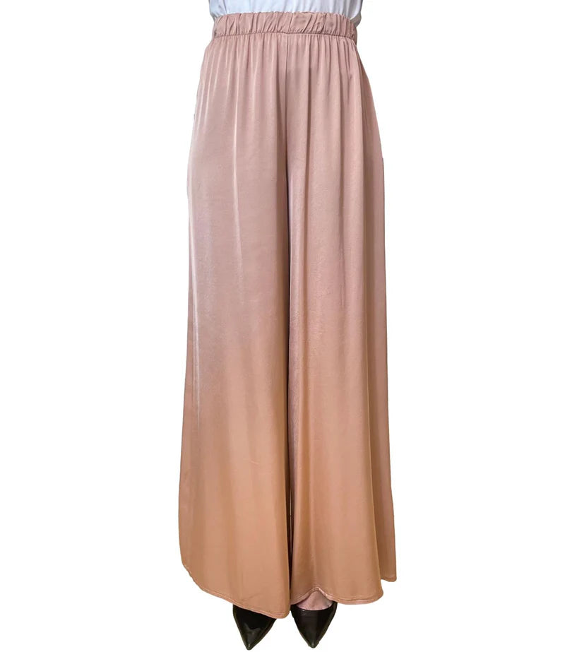 HAVEONE-pantalone in raso