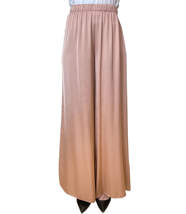 HAVEONE-pantalone in raso