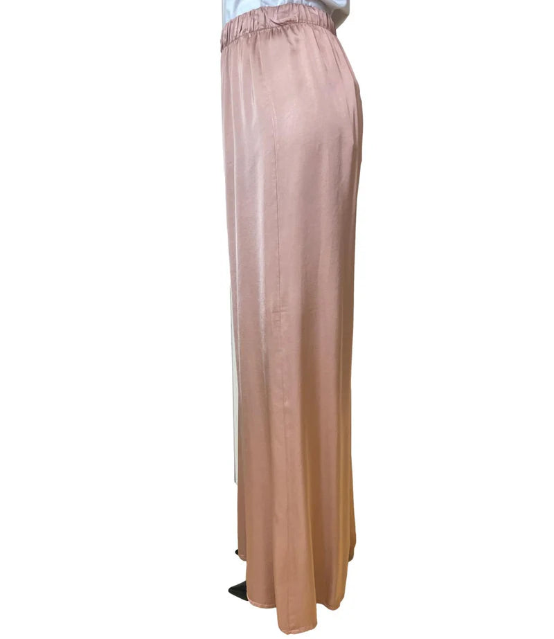 HAVEONE-pantalone in raso