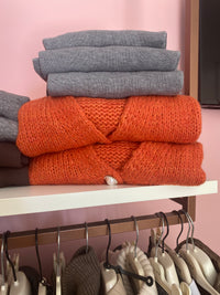 HAVEONE-cardigan con bottoni gioiello