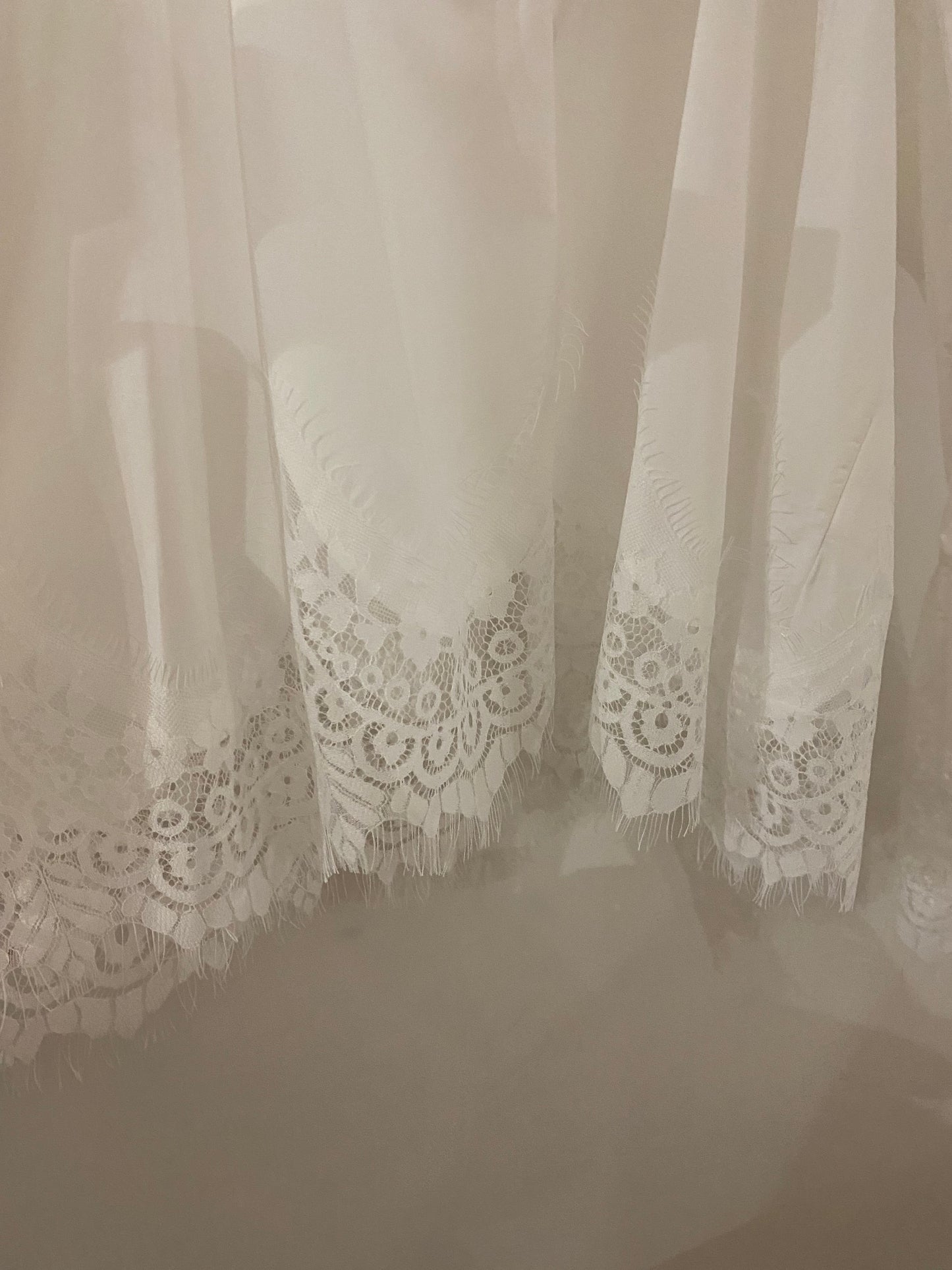 HAVEONE-camicia in cotone con pizzo