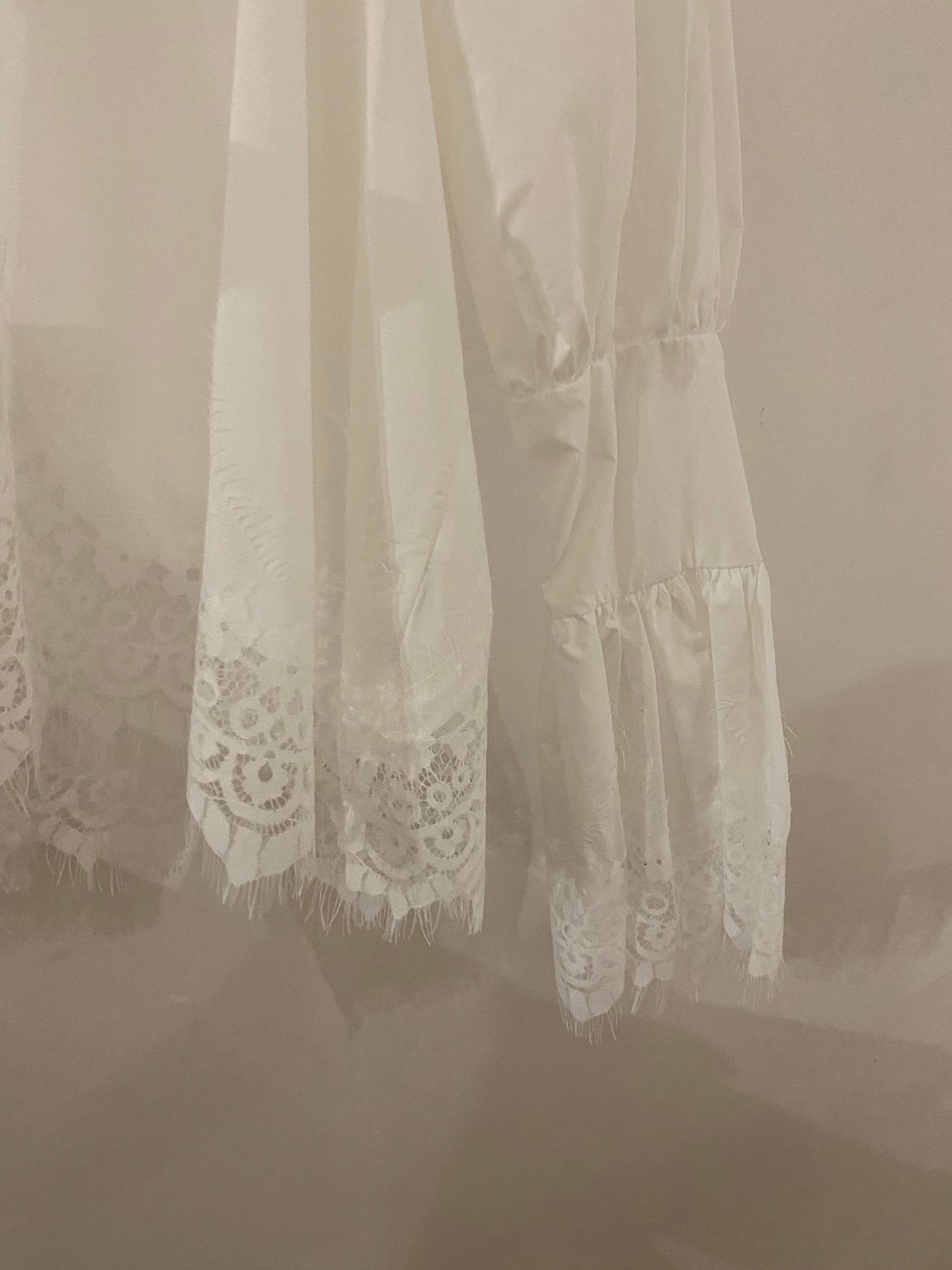 HAVEONE-camicia in cotone con pizzo