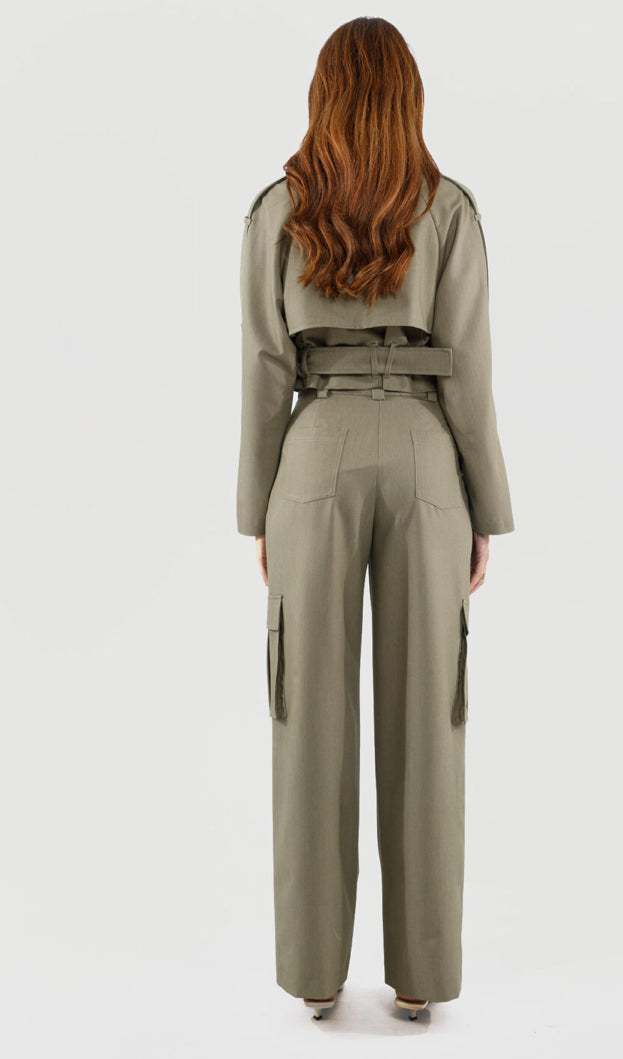 HAVEONE-giacca corta a trench