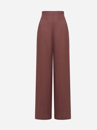 SILENCE LIMITED-wide linum pants