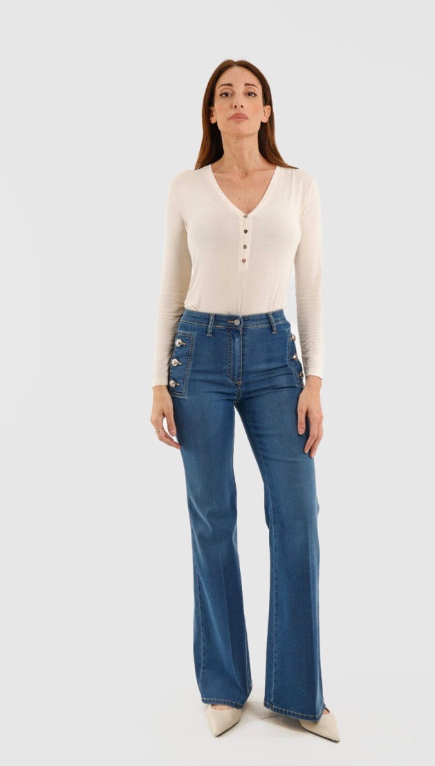HAVEONE-jeans flare modello bets