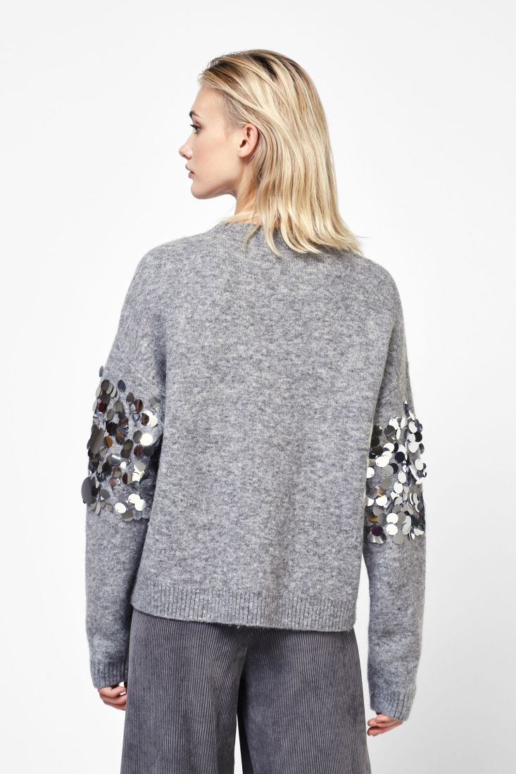 DIXIE-maglione con paillettes