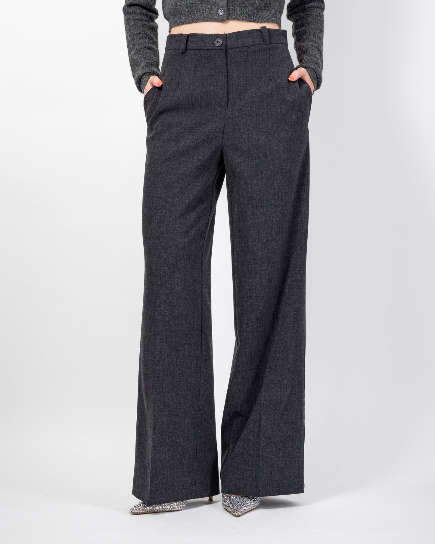 HAVEONE-pantalone palazzo