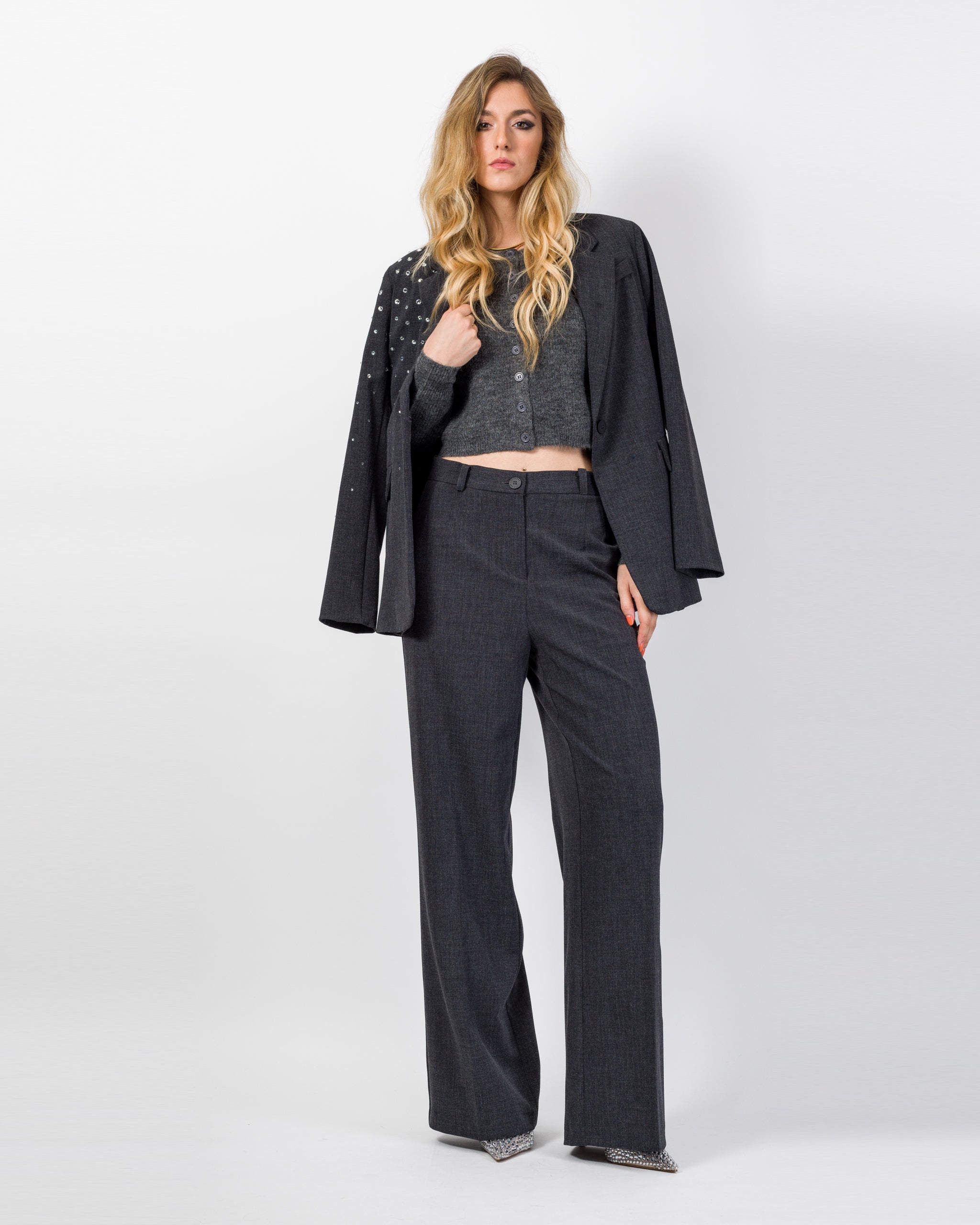 HAVEONE-giacca con strass