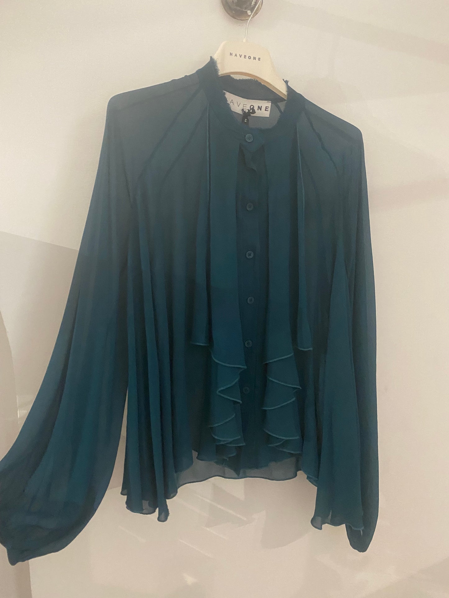 HAVEONE-camicia in crepe