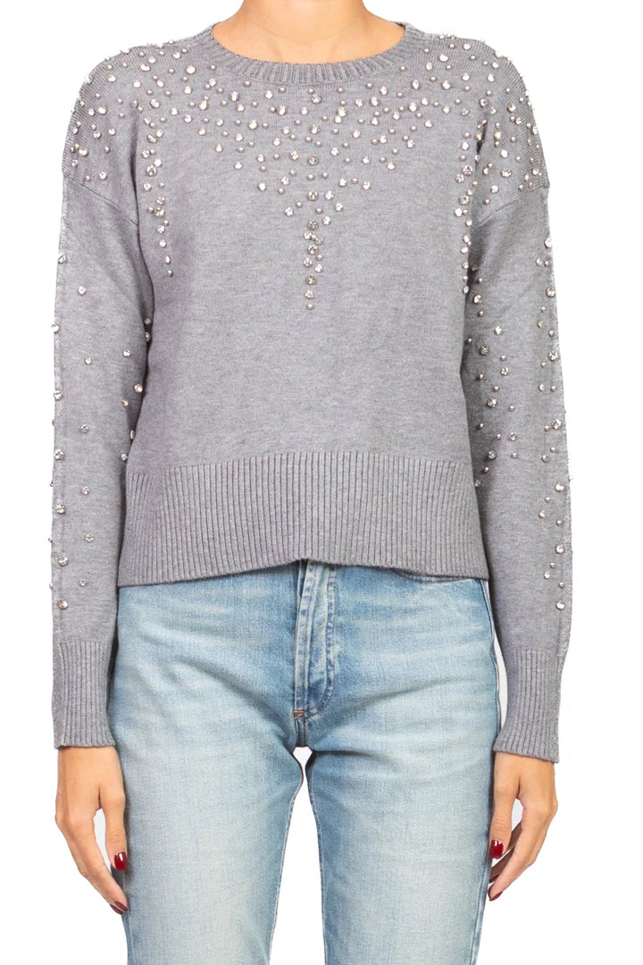 HAVEONE-Pull con strass