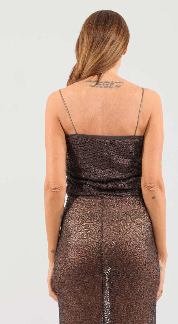 HAVEONE-top paillettes