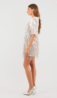 HAVEONE-abito con frange