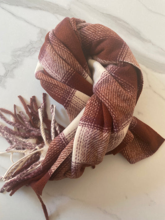 VOGUE-sciarpa tartan