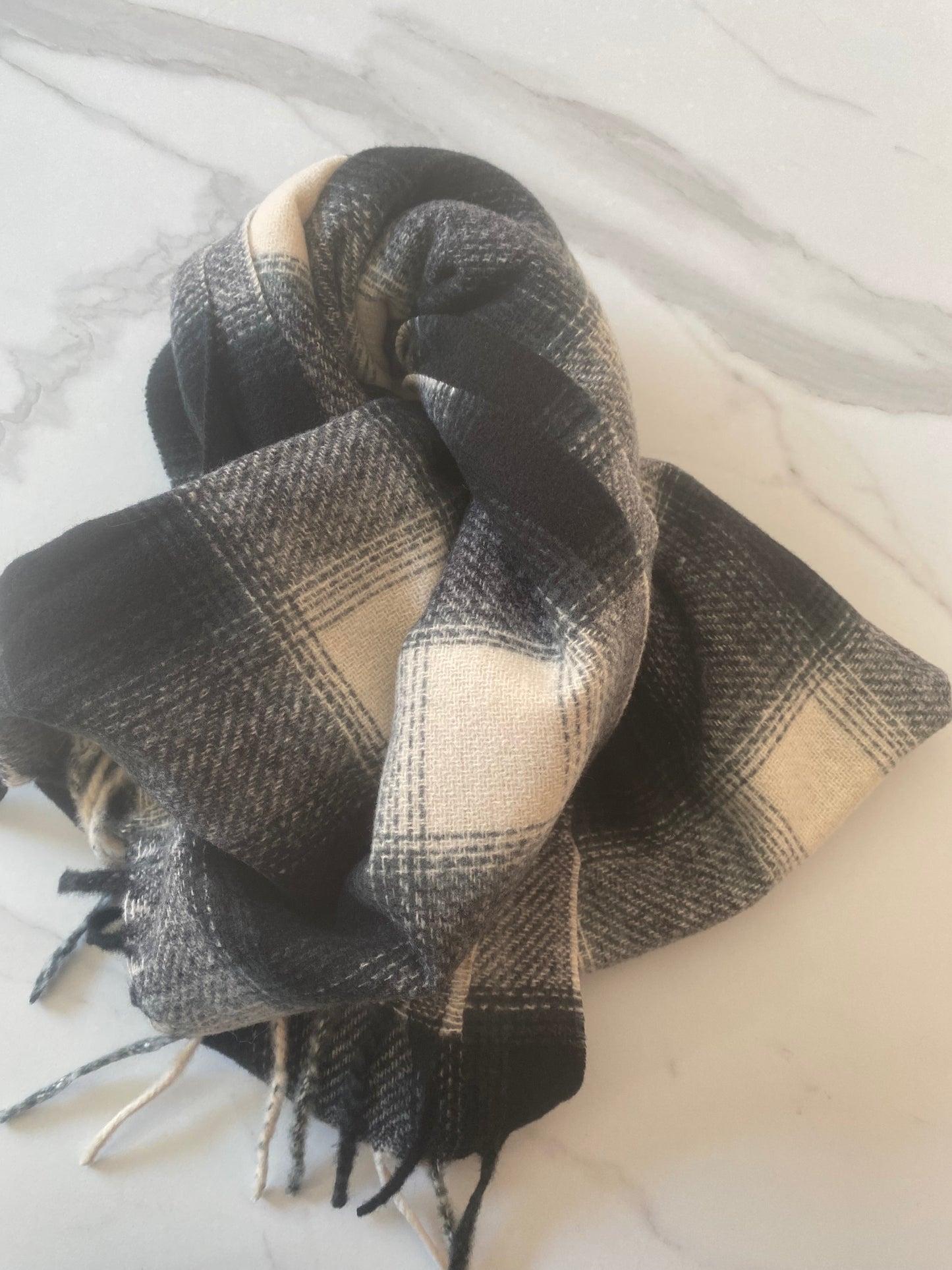 VOGUE-sciarpa tartan